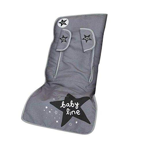 Almofada para Cadeira Auto BABYLINE Star Babyline - Forros e sacos de transporte para bebês - tecido poliéster, lavável, 45x45cm