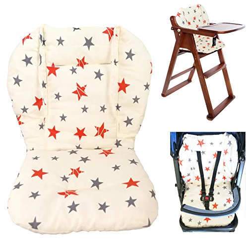 Almofada para Assento Elevado STARTECH.COM 2PKSTARP Xiluck - Móveis para bebês e crianças pequenas - almofada, assento elevado, preto, branco