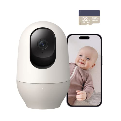 Câmara de Vigilância NOOIE Ip Cam 1080P com Microsd 32 Gb nooie - Câmeras de vigilância - câmara vigilância, nooie ip cam, 1080p, microsd 32 gb, wi-fi interior, 360° pan/tilt