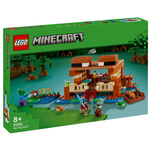 LEGO Minecraft - Casa da Rã (Idade Mínima Recomendada: 8 anos) LEGO - Brinquedos - lego, minecraft, casa, ra, 8 anos