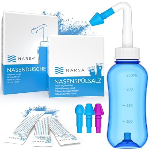 Narso Sal de Lavagem Nasal 30 Unidades NARSA - Cuidados respiratórios - natural, limpeza nasal, diário, spray