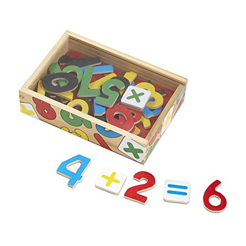 Jogo Didático MELISSA & DOUG Magnetic Wooden Numbers Melissa & Doug - Brinquedos - magnetic, wooden, numbers, 9 peças