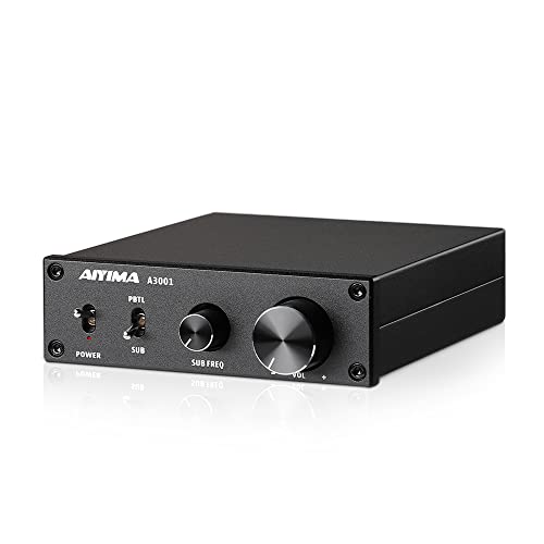 Amplificador de Subwoofers AIYIMA A3001 (200 W) AIYIMA TECH - Amplificadores de áudio - 200w, 106dB, 20-20000Hz
