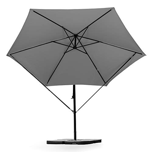 Suporte de Guarda-Sol SEKEY 1 Peça (Preto) Sekey - Guarda-sóis e toldos de exterior - preto, pvc, guarda-sol