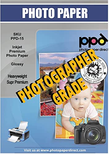 Papel Fotográfico PPD INKJET A4 X 50 Folhas Photo Paper Direct - Papel de impressora e copiadora - papel fotográfico, ppd inkjet a4, 50 folhas