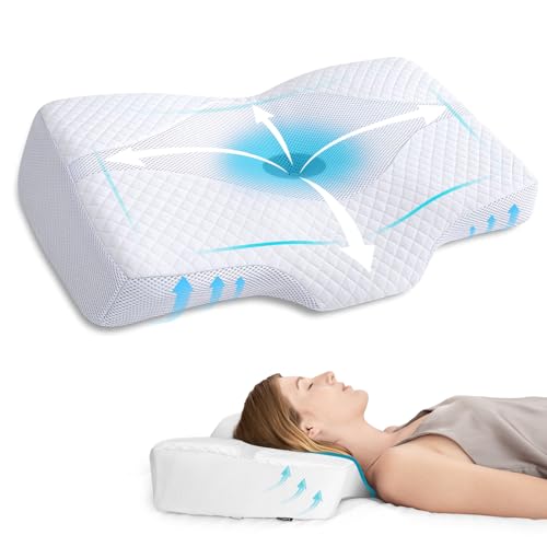 Almofada Ergonómica HOMCA com Memória (Branco - 32x24cm) HOMCA - Almofadas - ergonómica, memória, 32x24cm