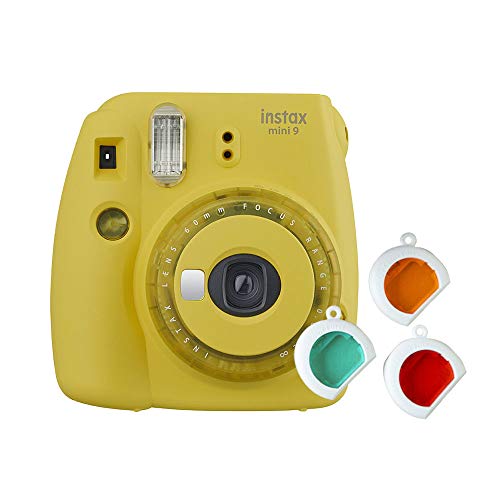 Fujifilm Instax Mini 9 Amarelo (Foto) Fujifilm - Câmeras de filme - amarelo, instax mini, aa batteries, visor incorporado