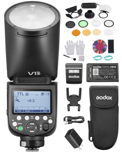 Flash de Estúdio GODOX V1PROS (Para Sony - 60 Ws) GODOX - Peças e acessórios para câmeras - flash, estúdio, godox, v1pros, sony, 60 ws
