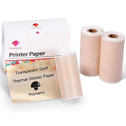 Papel para Impressão PHOMEMO M02/M02Pro/M02S/M03/M03AS/M04S/M04AS Phomemo - Papel de impressora e copiadora - papel, impressão térmica, PHOMEMO