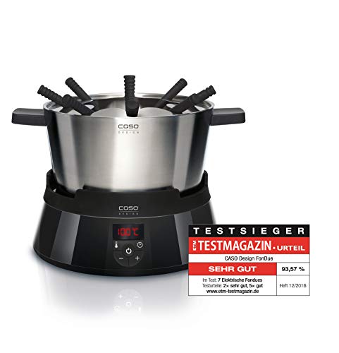 Caçarola Indução Caso Design FONDU 2,5L Preto Caso - Cozinha & sala de jantar - indução, 25l, aço inoxidável, preto