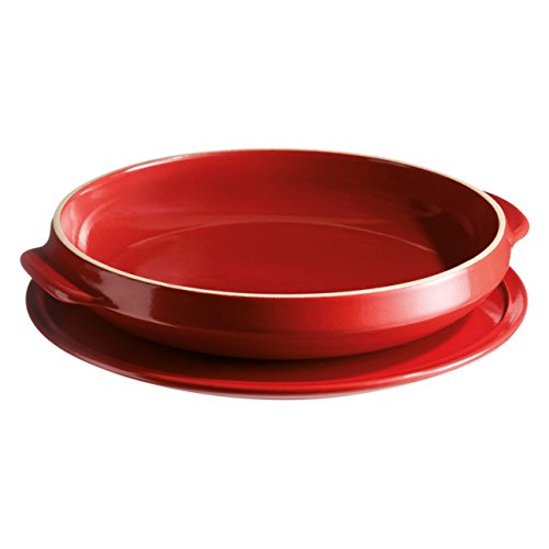 Tartarulho EMILE HENRY Tartarulho Grand Cru Emile Henry - Formas de torta e quiche - alumínio, inoxidável, design elegante, oval