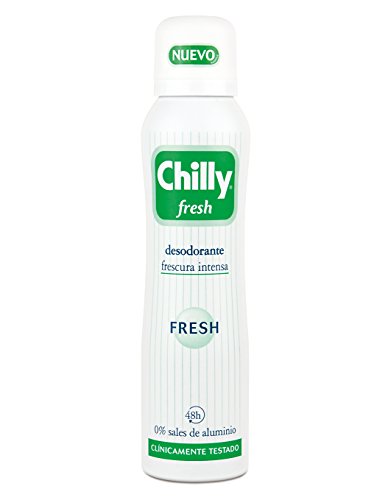 Desodorizante CHILLY FRESH Vaporizador (150 ml) Chilly - Desodorizantes e antitranspirantes - 150 ml, fresco duradouro, refrescante, controla odores