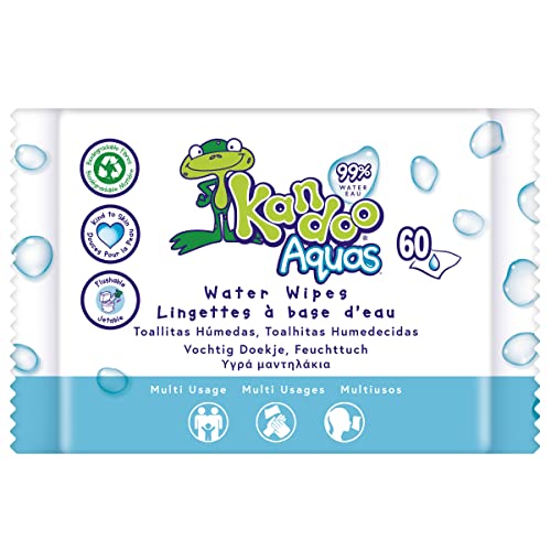 Toalhitas Multiuso KANDOO 60 Unidades (Recondicionado Como Novo) Ceuta Healthcare Ltd, Hill House, 41 Richmond Hill, Bournemouth BH2 6HS, UK - Perfume e colônia - multiuso, 60 unidades, recondicionado