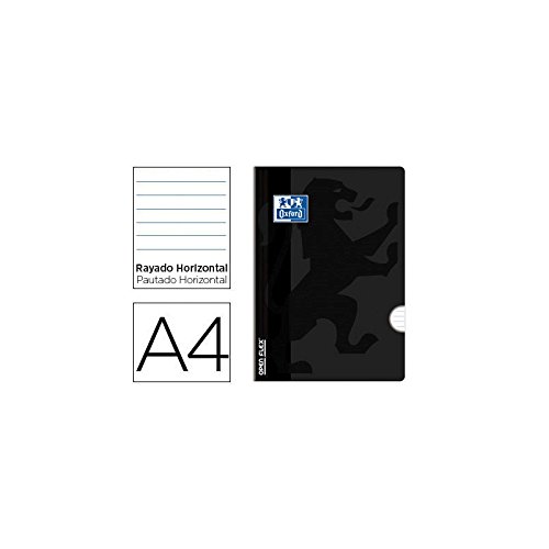 Caderno OXFORD Openflex (A4 - Preto - Quadriculado) Oxford - Cadernos e bloco de notas - a4, quadriculado, resistente, aberto em 180º