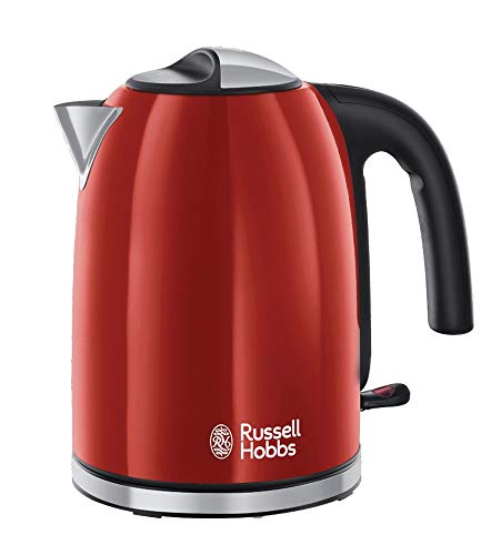 Russell Hobbs Chaleira Elétrica Colours+ Vermelho 1.7 L 2400 W Russell Hobbs - Eletrodomésticos de cozinha - 1.7 L, 2400 w, vermelho