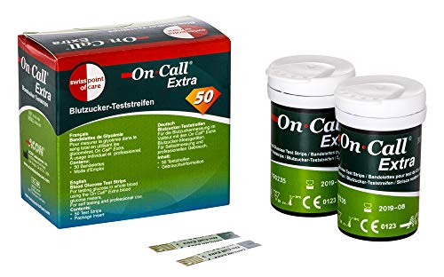 Tira de Teste SWISS POINT OF CARE Extra 50 Unidades Swiss Point Of Care - Tiras de teste de glicose no sangue - tira teste, swiss point care, extra