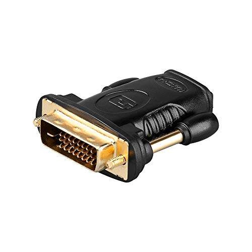 Adaptador GOOBAY (HDMI-DVI - Preto e Prateado) Goobay - Adaptadores de cabos de áudio e vídeo - hdmi, dvi-d, conversão, chapado a ouro