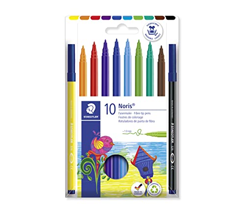 Marcador STAEDTLER Feltro Noris (Multicor) Staedtler - Marcadores e marcadores de texto - multicor, feltro