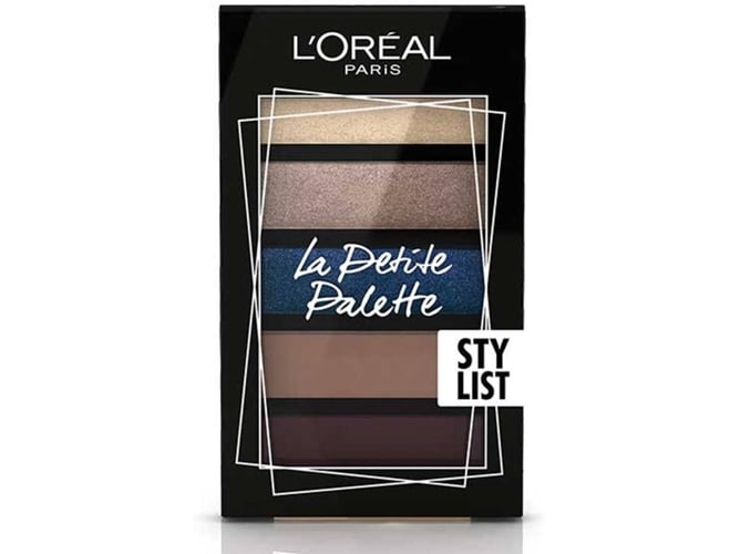 Paleta de Sombras L'OREAL Paris La Petite Palette Stylist L'OREAL PARIS - Banho e corpo - 4 cores, fácil de aplicar, elegante, luxuoso
