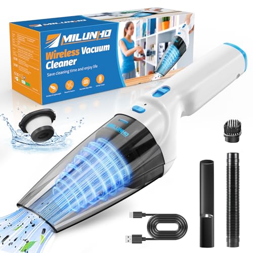 Mini Aspirador MILUNHO 120W (Capacidade de pó: 0.5 L) Milunho - Aspiradores - 120w, 0.5 L, filtro lavável, recolha do pó