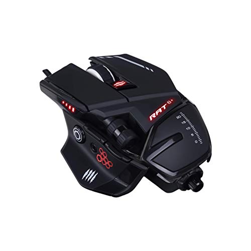 Rato Gaming Mad Catz R.A.T. 6+ | 12000 DPI | Preto Mad Catz - Ratos e trackballs - gaming, 12000 dpi, preto