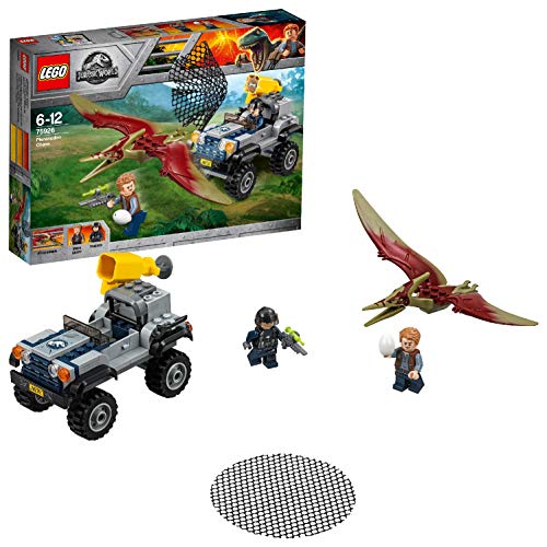 LEGO Jurassic World - A Perseguição ao Pteranodonte (Idade Mínima: 8) LEGO - Blocos de encaixe - jurassic world, pteranodonte, idade mínima 8