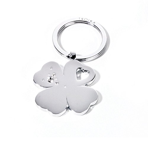TROIKA Girl's Best Friend Clover Key Holder TROIKA - Porta-chaves - key holder, clover logo, silver, Gold