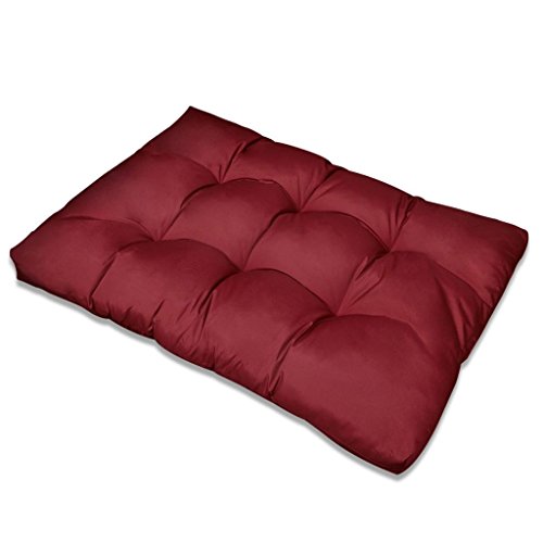 Almofada para Assento vidaXL Vermelho (Recondicionado Como Novo) vidaXL - Almofadas - recondicionado, vermelho, assento