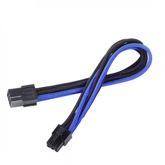 Cabo de Alimentação SILVERSTONE (Molex - 20 cm - Preto) Silverstone - Cabos de sistema e alimentação - molex, 20 cm, preto, placas base