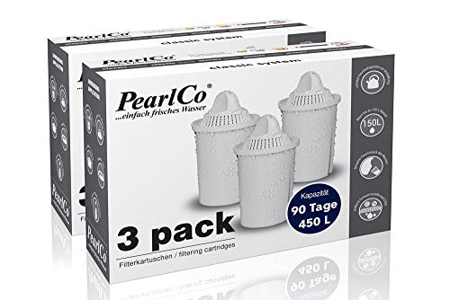 Cartucho Filtro Água PEARLCO 8060 (6 unidades) PearlCo - Cartuchos de filtro de água - 600 L, 100 L, 6 unidades
