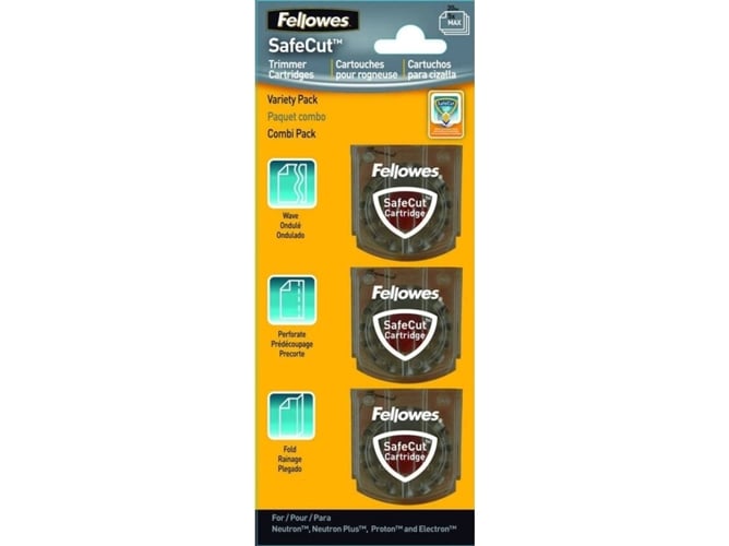 Acessório para impressora/scanner FELLOWES 5340101 Fellowes - Peças de reposição para impressoras, copiadoras e máquinas de fax - fellowes, 3 peças, 20 g