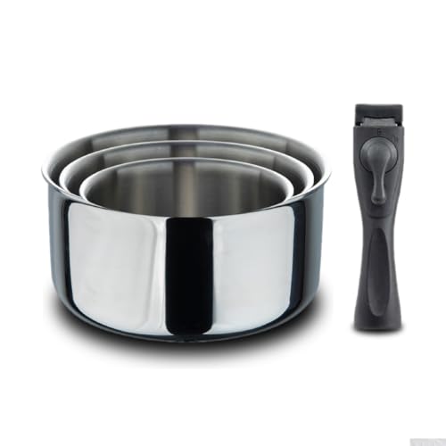 Conjunto de 4 Panelas com Tampa MASTERPRO Bergner Bergner - Utensílios de cozinha - panelas, tampa, conjunto, masterpro bergner