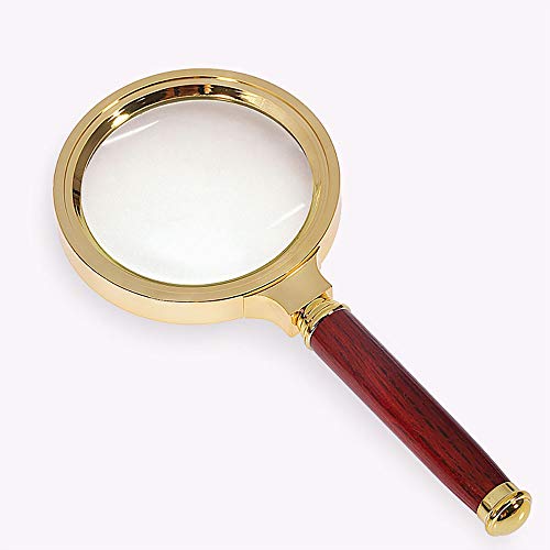 Lupas MANUALLUPA 10X Magnifying Glass With Wooden Handle Qirc - Lupas - 10x, 60-90 mm, wooden handle, Acrylic