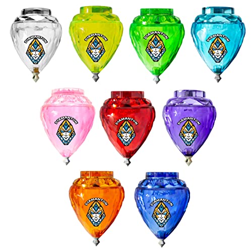 Cometa Peonza Diamanton Turbo com Rodamento Trompos Cometa - Brinquedos - diamante, turbo, rodamiento, ponta de metal