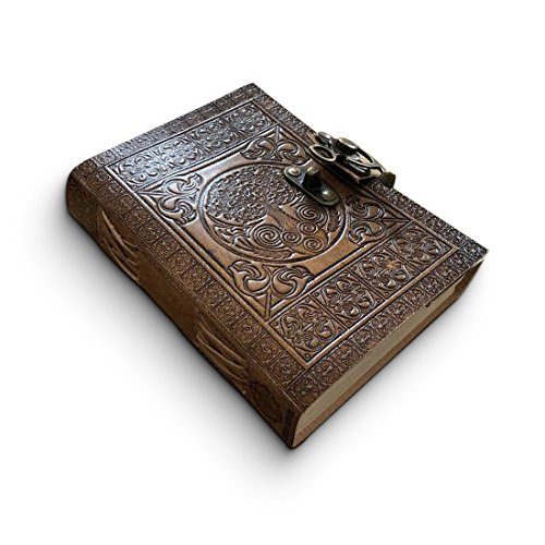 Caderno DREAMKEEPER Leather Traveler Celtic DreamKeeeper Journals - Cadernos e bloco de notas - couro, celta, 240 páginas, esquina