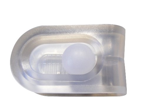 Suporte para cortina de duche RIDDER 506000 RIDDER - Argolas para cortina de chuveiro - autoadesivo, plástico flexível, transparente, universal