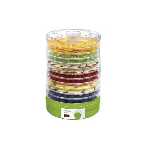 Desidratadora Eléctrica Concept SO1025 | Verde Concept - Desidratadores de alimentos - desidratadora, eléctrica, concept so1025, verde, 8 níveis de temperatura