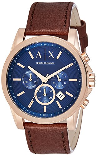 Relógio ARMANI EXCHANGE AX2508 (Dourado) Armani Exchange - Relógios - poliuretano, cronómetro, alarme diário, correia ajustável