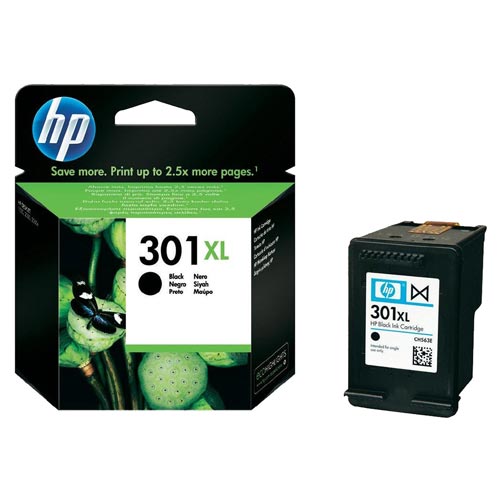 Tinteiro HP 301XL Original Preto (C2H72AE) HP - Cartuchos de toner e jato de tinta - tinteiro, hp 301xl, original, preto