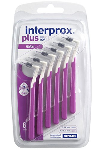 Interprox Plus Maxi Violeta 6 Unidades INTERPROX Dentaid - Cuidados com a higiene oral - interprox, maxi, violeta, 6 unidades