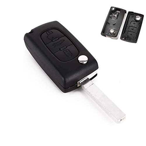 Capa de Chaveiro PEUGEOT 3 Botões (Preto) Mygoodprice - Segurança e proteção para veículos - 3 botões, peugeot, proteção plástica, design moderno