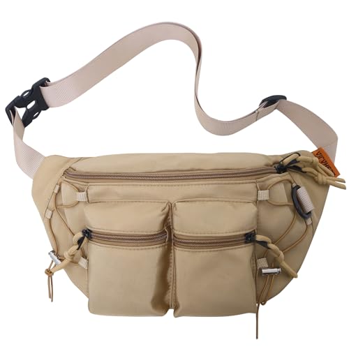 Bolsa de cinto impermeável para homem e mulher LESHA JIA - Bolsas de cintura - impermeável, homem, mulher, branco, preto