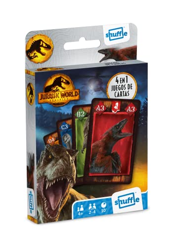 Jogo de cartas SPIN MASTER Shuffle (4 anos) TOY PLANET - Jogos - memória, domino, dinossauros, jurassic world