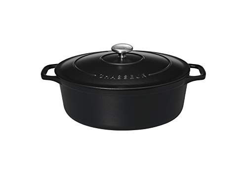 Panela Oval Cocotte PUC 47310 (Material: Cerâmica) Chasseur - Utensílios de cozinha - cerâmica, preto, oval