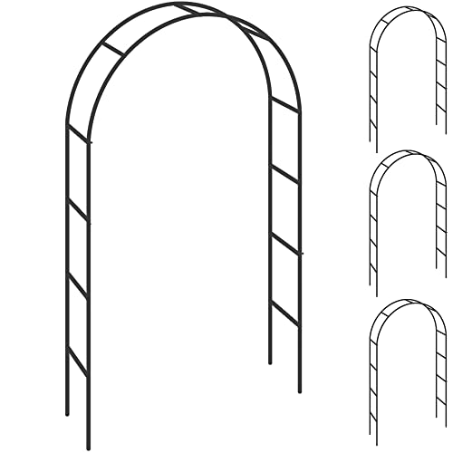 Arco de Rosa com Treliça 4 X 240 X 140 X 37 Cm Metal Gardebruk - Arcos de jardim, treliças, caramanchões e pérgulas - treliça, metal, 4 x 240 x 140 cm