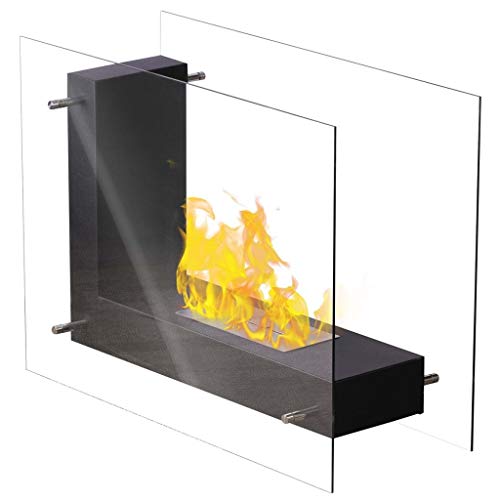 Lareira a Étanol QLIMA FFB 830 (Castanho - Aço Inoxidável - 45x20.5x30cm) Qlima - Lareiras - etanol, aço inoxidável, 45x20.5x30cm