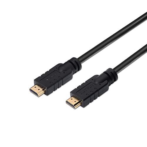 Cabo de Vídeo AISENS (HDMI - 30 m - Preto) AISENS - Cabos de áudio e vídeo - hmdi, 30m, macho-macho, preto