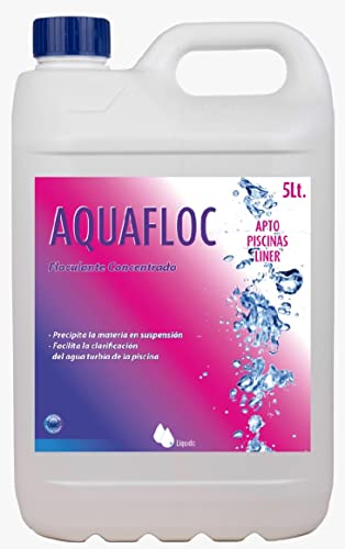 Floculante Líquido Concentrado Para Piscinas Aquafloc 5 L DIASA - Limpeza de piscinas e produtos químicos - floculante líquido, concentrado, piscinas, aeroação rápida