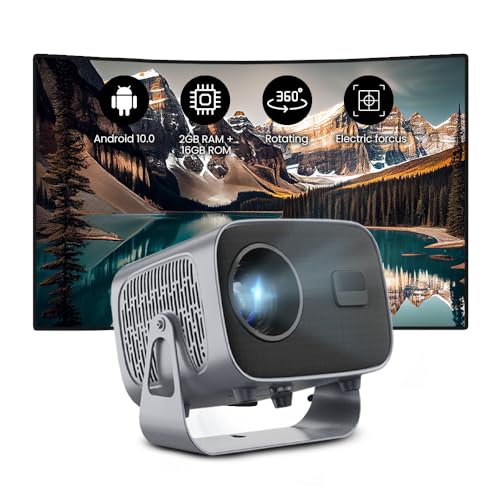 Mini Projetor com Altifalante e Coluna de Som NETFLIX WTONISY - Projetores multimídia - mini, projetor, altifalante, coluna, som