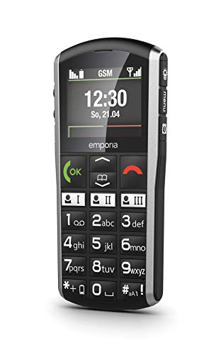 Telemóvel EMPORIA Simplicity (2'' - Preto) Emporia - Telemóveis - 2 polegadas, preto, fácil de utilizar, qualidade de som